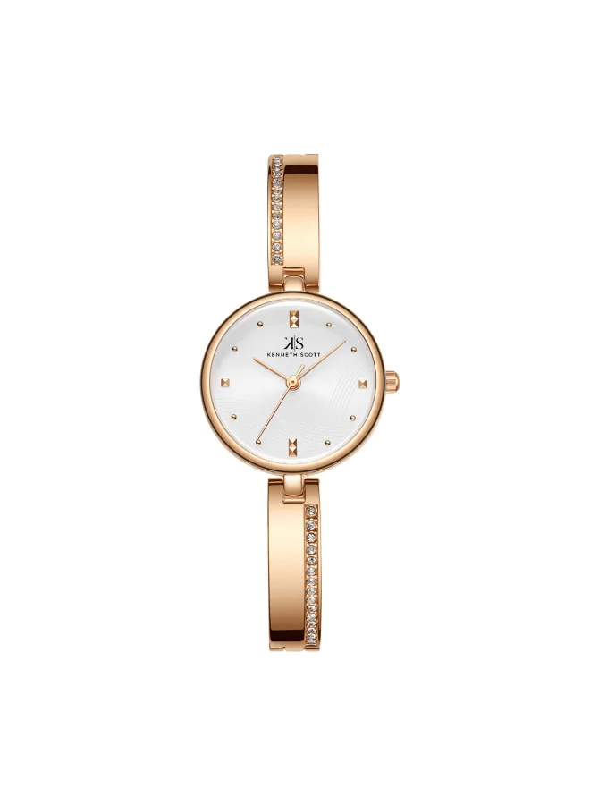 KENNETH SCOTT Women's Alloy Analog Watch K23506-RBKW - 28 mm